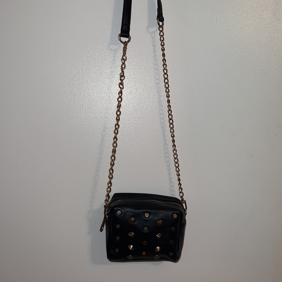 Steve Madden Black Studded Purse - Picture 2 of 5